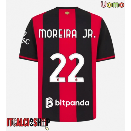 AC Milan Diego Moreira #22 Prima Maglia 2026-27 Manica Corta